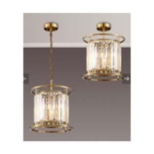 Chandelier Gold /Crystal