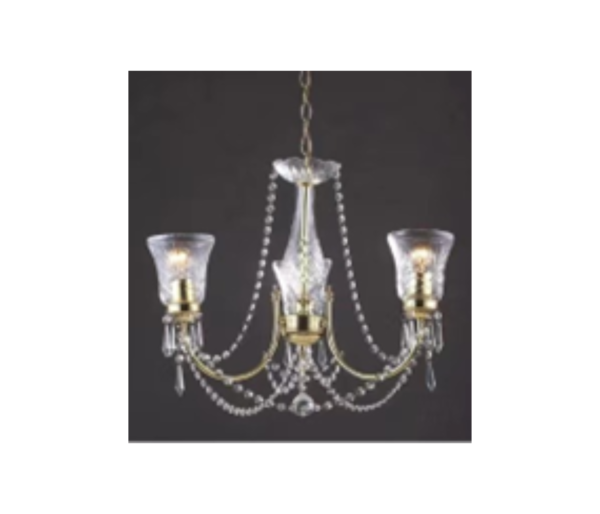 chandelier Gold /Crystal