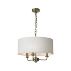 Satin Chrome Antique Brass
