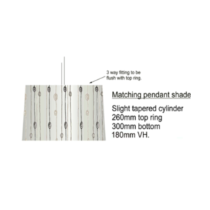 Matching Pendent Shade