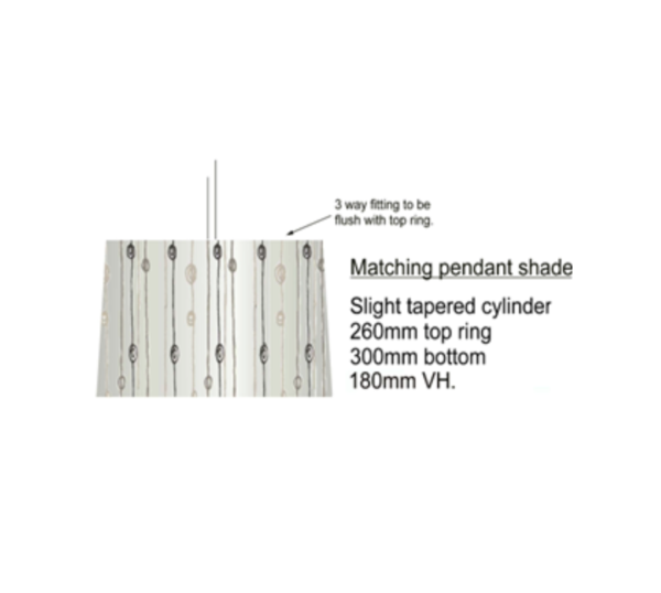 Matching Pendent Shade