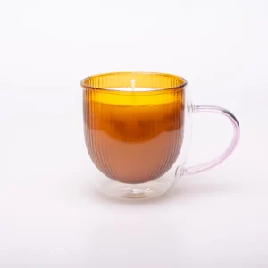 Amber Coffee Cup Candle