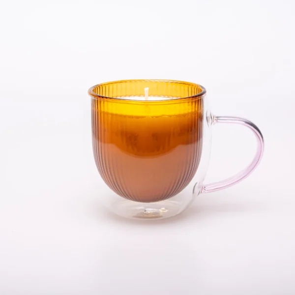 Amber Coffee Cup Candle