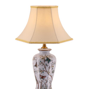 White Birds Table Lamp