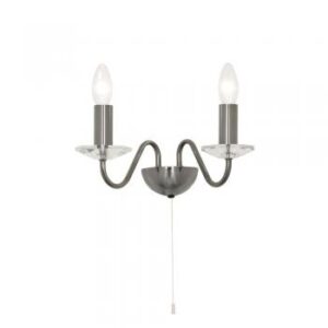 Vesta 2 Light Antique Silver
