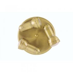 Regency 3 PLateSpot Light Antique Brass