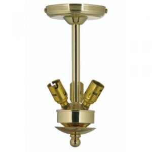 Drop Suspension Small Polished Brass