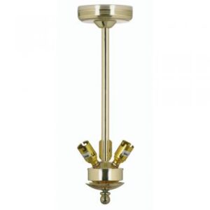 Drop Suspension Large Polished Brass
